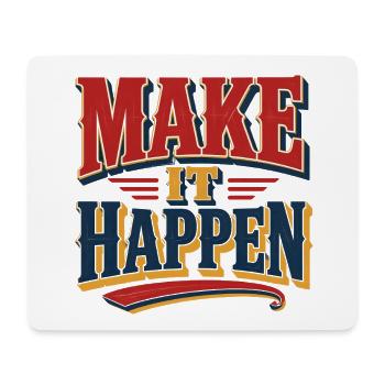 Make your dreams come true! The retro design - Mouse Pad (horizontal) - white - Front