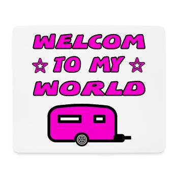 Camping - Mouse Pad (horizontal) - white - Front