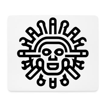 Aztec sun - Mouse Pad (horizontal) - white - Front
