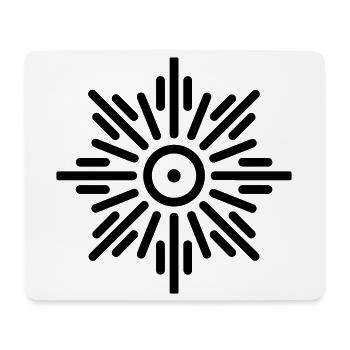 Aztec sun - Mouse Pad (horizontal) - white - Front