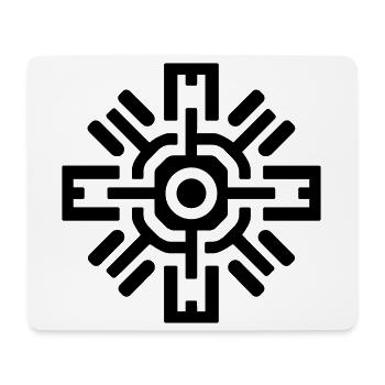 Aztec sun - Mouse Pad (horizontal) - white - Front