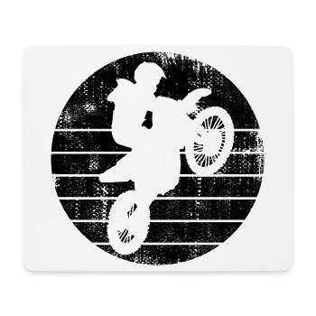 motocross riders - Mouse Pad (horizontal) - white - Front