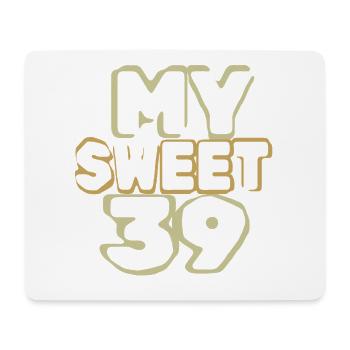 39 - Mouse Pad (horizontal) - white - Front