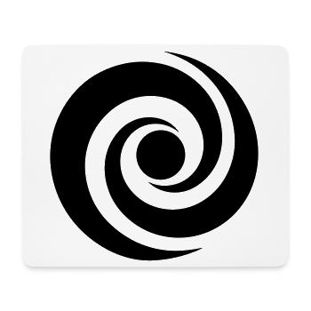 japonaise spirale - Tapis de souris (format paysage) - blanc - Devant