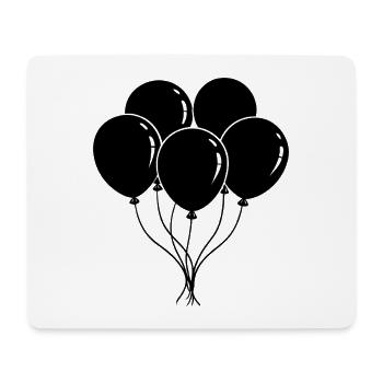 Birthday Balloons - Mouse Pad (horizontal) - white - Front