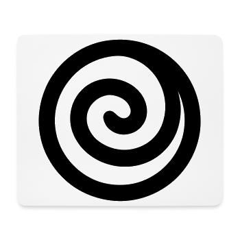 japonaise spirale - Tapis de souris (format paysage) - blanc - Devant