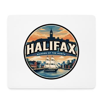Retro Halifax Citadel Reiseabzeichen - Mousepad (Querformat) - Weiß - Vorne
