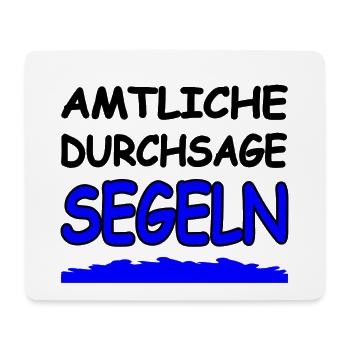 Segeln - Mousepad (Querformat) - Weiß - Vorne