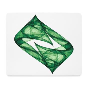 Dynamic Track - Nature - Chaos Art - Mouse Pad (horizontal) - white - Front