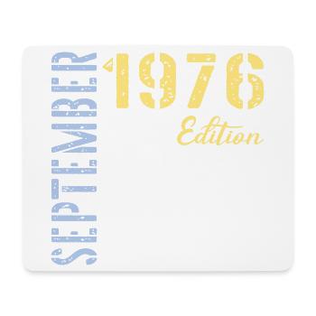 September 1976, 50th birthday - Mouse Pad (horizontal) - white - Front
