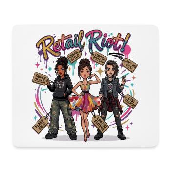 Retail Riot - Mouse Pad (horizontal) - white - Front