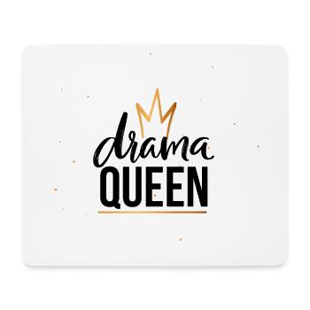 Ligne minimaliste Golden Crown - Tapis de souris (format paysage) - blanc - Devant