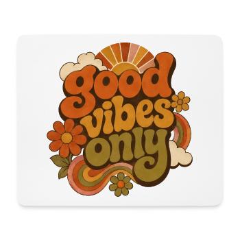 Vibes - Tapis de souris (format paysage) - blanc - Devant