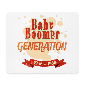 Design Baby Boomer Generation (1946 - 1964) - Mouse Pad (horizontal) - white - Front
