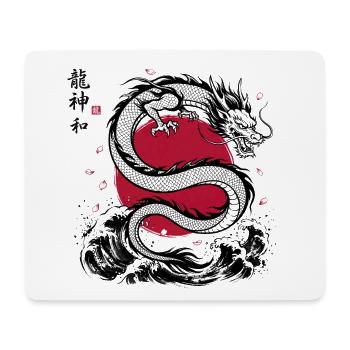 JAPANESE DRAGON - Mousepad (Querformat) - Weiß - Vorne