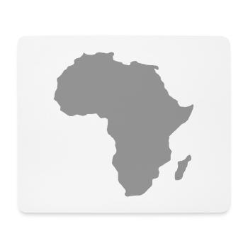 Karte von Afrika - Mousepad (Querformat) - Weiß - Vorne