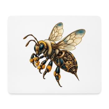 Mechanische Bestäuberin - Mousepad (Querformat) - Weiß - Vorne