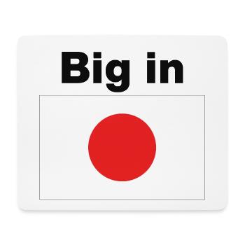 BIG IN JAPAN, JAPAN-FAN-DESIGN, LIEBLINGSLAND 🇯🇵 - Mousepad (Querformat) - Weiß - Vorne