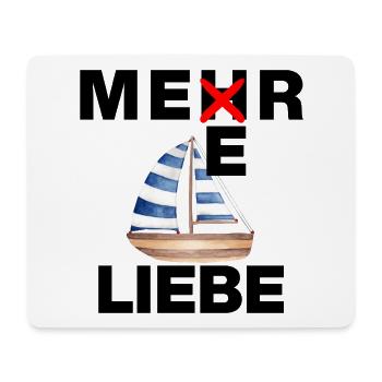 MEERLIEBE, MEER, URLAUB, FERNWEH, SONNE, URLAUB - Mousepad (Querformat) - Weiß - Vorne