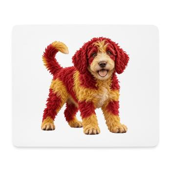 Spanischer Wasserhund - Mousepad (Querformat) - Weiß - Vorne