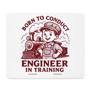 Born to Conduct - Rust Brown - Mousepad (Querformat) - Weiß - Vorne
