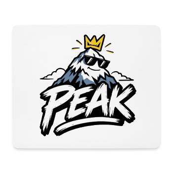 Peak Trend - Mousepad (Querformat) - Weiß - Vorne