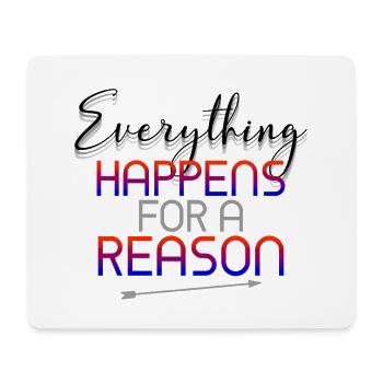 reason - Mousepad (Querformat) - Weiß - Vorne