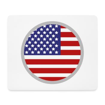 Flagge der Vereinigten Staaten - Mousepad (Querformat) - Weiß - Vorne