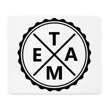 Team - Mousepad (Querformat) - Weiß - Vorne