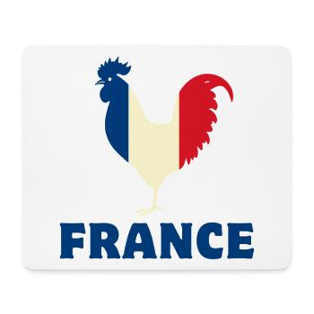 Frankreich Flagge - Mousepad (Querformat) - Weiß - Vorne