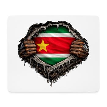 Flagge von Guadeloupe Hyper Realistische Streetwear - Mousepad (Querformat) - Weiß - Vorne