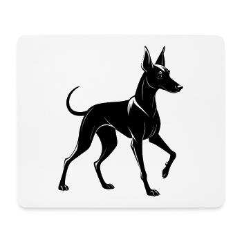 Pharao Jagdhund - Mousepad (Querformat) - Weiß - Vorne