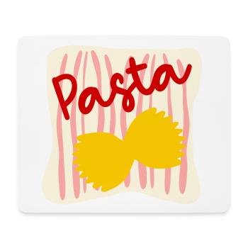 Farfalle Pasta Küche - Mousepad (Querformat) - Weiß - Vorne