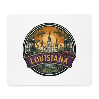 Louisiana New Orleans Bayou Reisesouvenir - Mousepad (Querformat) - Weiß - Vorne