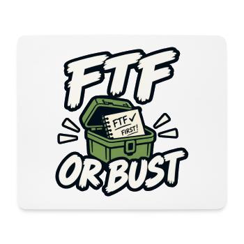 FTF oder nichts. - Mousepad (Querformat) - Weiß - Vorne