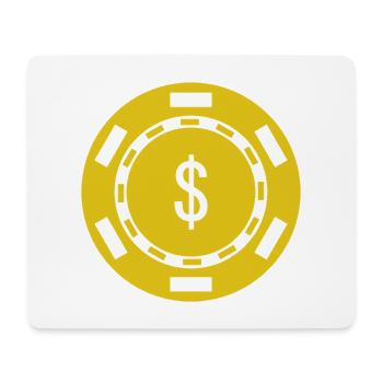 Pokerfisch - Mousepad (Querformat) - Weiß - Vorne