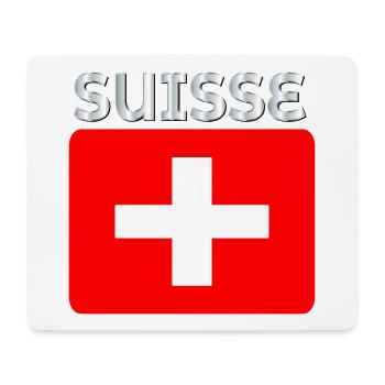 Schweiz - Mousepad (Querformat) - Weiß - Vorne