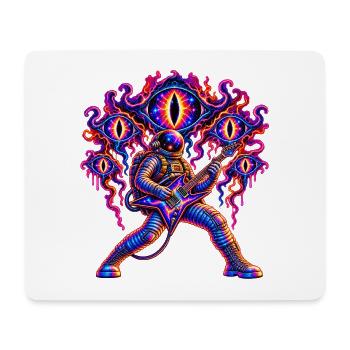 KOSMISCHER ROCKER | Das Publikum jenseits - Mousepad (Querformat) - Weiß - Vorne