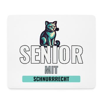 Geschenk zur Adoption einer älteren Katze - Mousepad (Querformat) - Weiß - Vorne
