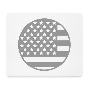 Flagge der Vereinigten Staaten - Mousepad (Querformat) - Weiß - Vorne