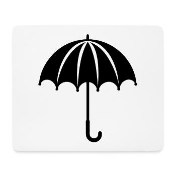 Süßer offener Schirm - Mousepad (Querformat) - Weiß - Vorne