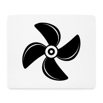 Bootspropeller - Mousepad (Querformat) - Weiß - Vorne