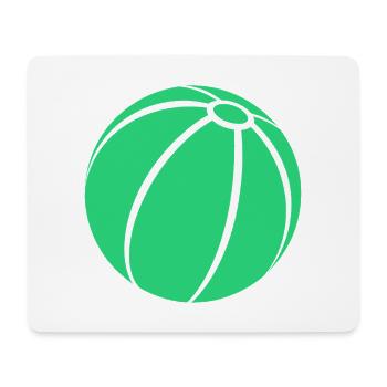 Beachball - Mousepad (Querformat) - Weiß - Vorne