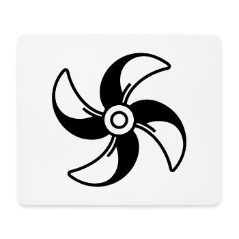 Bootspropeller - Mousepad (Querformat) - Weiß - Vorne