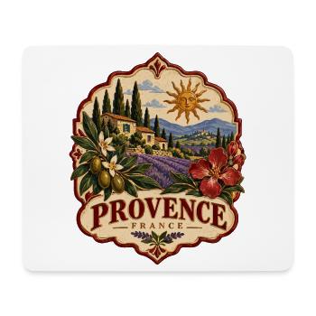 Provence France Vintage - Mousepad (Querformat) - Weiß - Vorne
