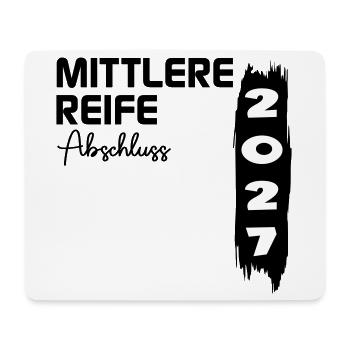 Mittlere Reife 2027, Abschluss - Mousepad (Querformat) - Weiß - Vorne
