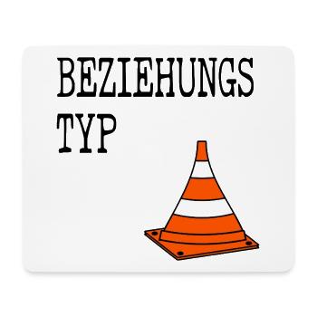 Beziehungstyp Pylone - Mousepad (Querformat) - Weiß - Vorne