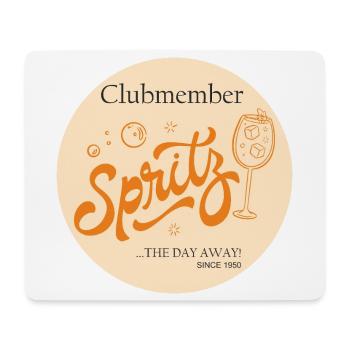 Spritz Clubmitglied Vintage - Mousepad (Querformat) - Weiß - Vorne