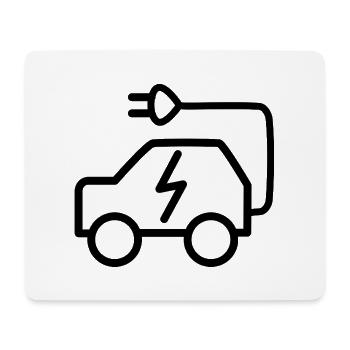 Elektrische Fahrzeuge - Mousepad (Querformat) - Weiß - Vorne
