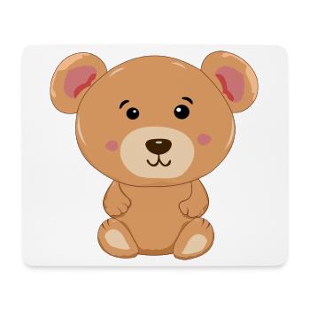 Uroczy Miś  - Mousepad (Querformat) - Weiß - Vorne